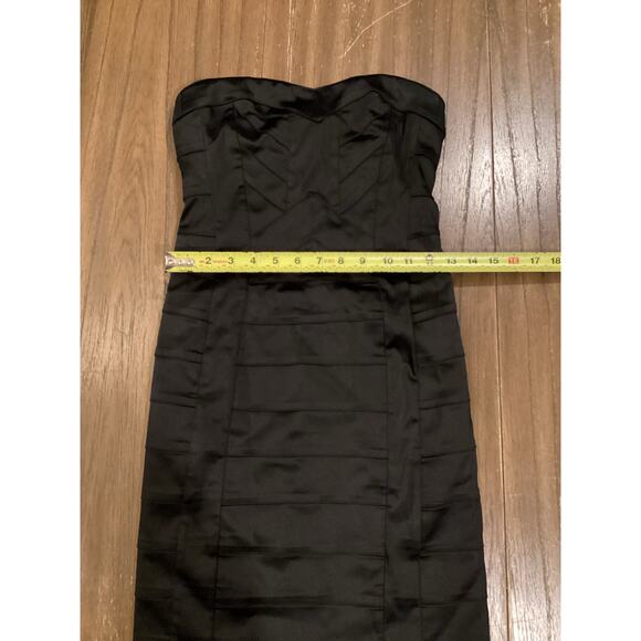 Arden B Strapless Bodycon Evening Formal date night Mini Dress bandage Black XS - Picture 3 of 7